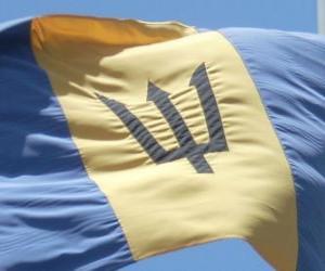 yapboz Barbados bayrağı